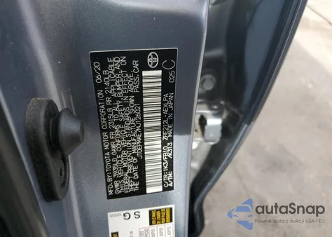 2021 Toyota Corolla Le z USA, uszkodzony, nr VIN JTDEPMAE7MJ126021